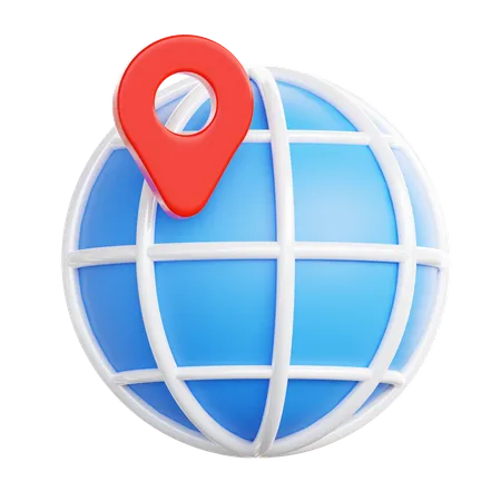 Alfiler del globo  3D Icon