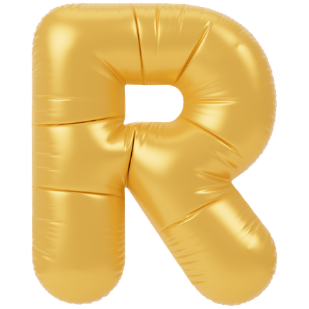 Globo R  3D Icon