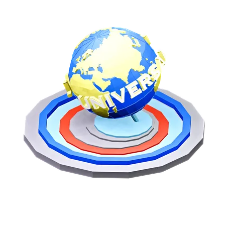 Globo universal  3D Icon