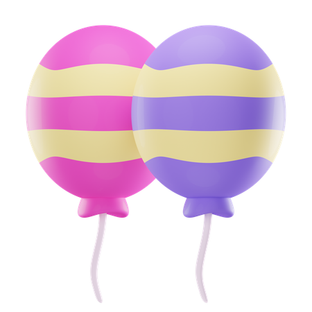 Globos  3D Icon