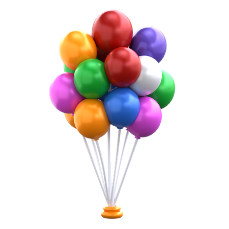 Globos  3D Icon