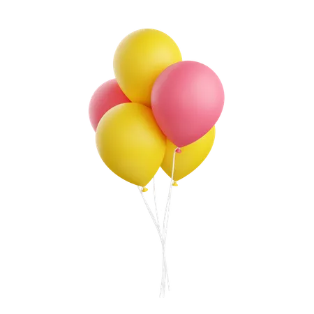 Globos  3D Icon