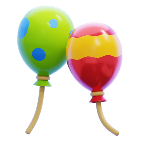 Globos  3D Icon