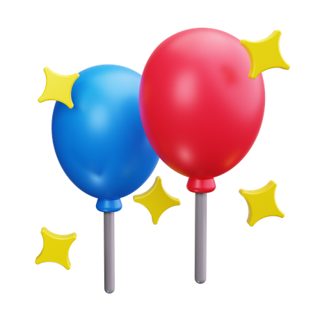 Globos  3D Icon