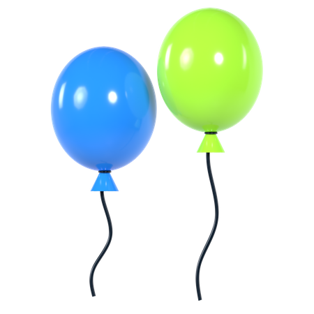 Globos  3D Illustration