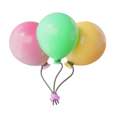 Globos  3D Icon