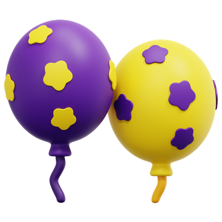 Globos  3D Icon