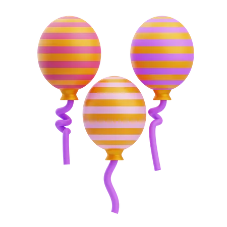 Globos  3D Icon