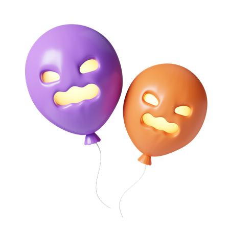 Globos de halloween  3D Icon