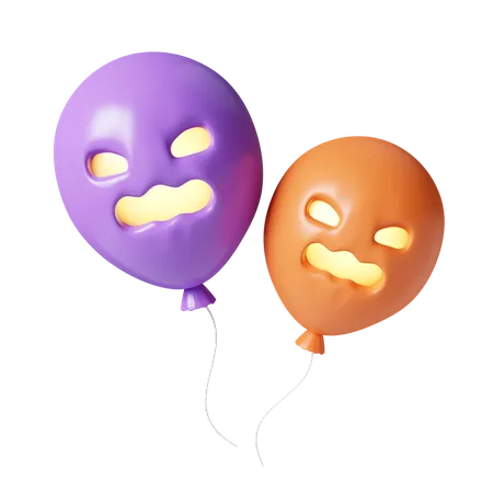 Globos de halloween  3D Icon