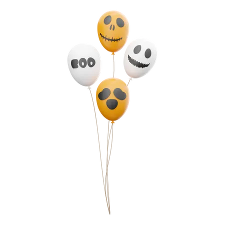 Globos de halloween  3D Icon