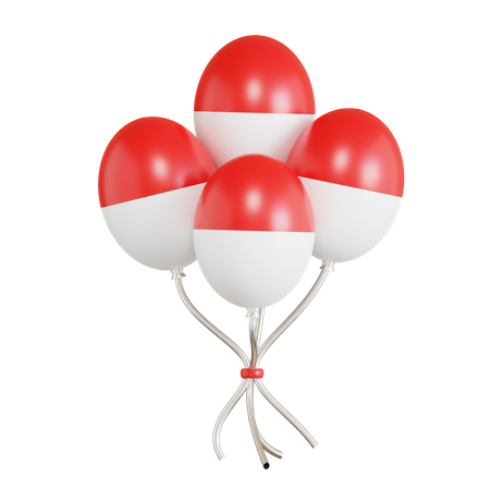 Globos indonesios  3D Icon