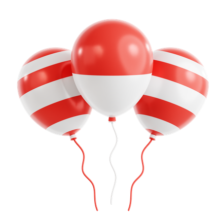 Globos indonesios  3D Icon