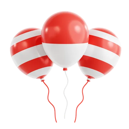 Globos indonesios  3D Icon