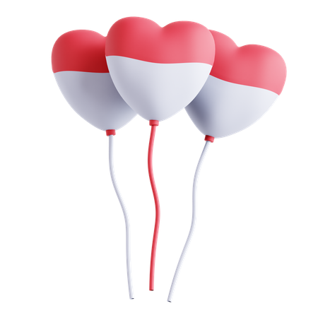 Globos indonesios  3D Icon