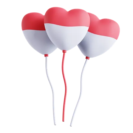 Globos indonesios  3D Icon