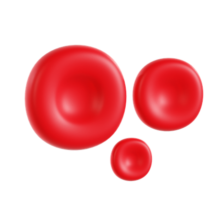 Des globules rouges  3D Icon