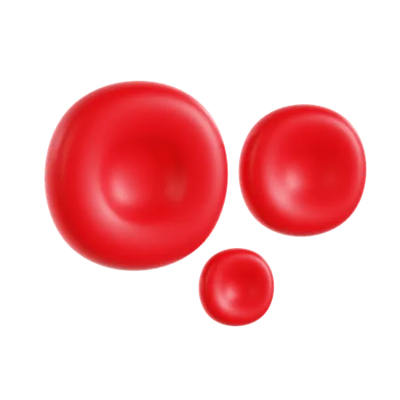 Des globules rouges  3D Icon