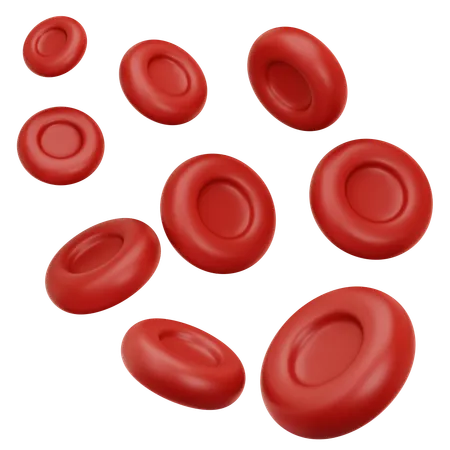 Des globules rouges  3D Icon