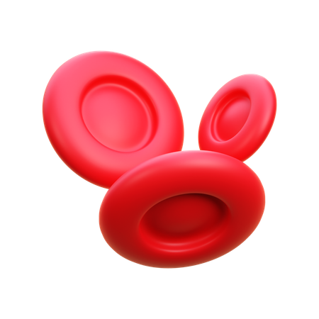 Des globules rouges  3D Icon