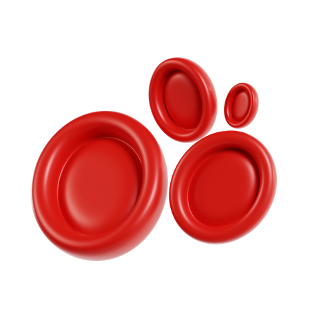 Des globules rouges  3D Icon