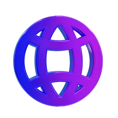 Globus Internet  3D Icon