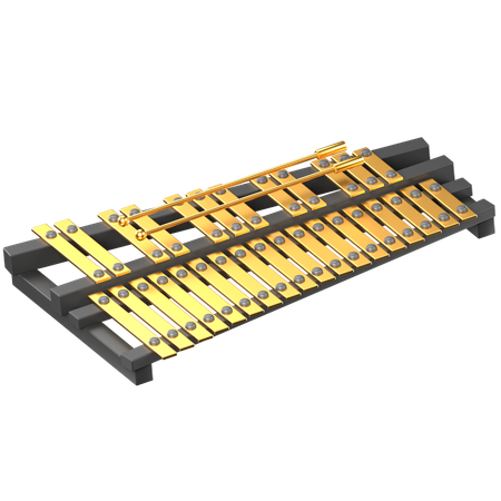 Glockenspiel  3D Icon