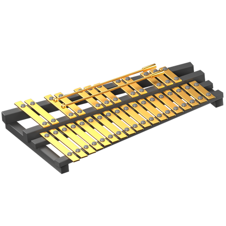 Glockenspiel  3D Icon