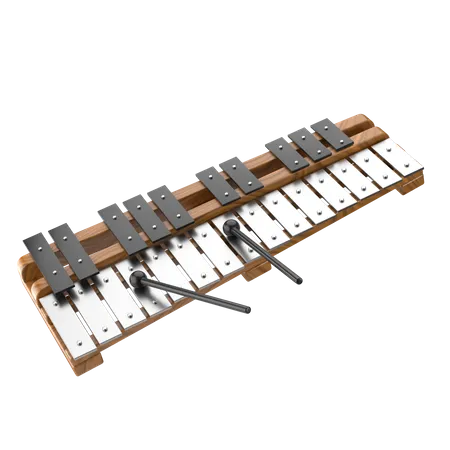 Glockenspiel  3D Icon
