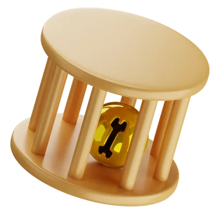 Glocke Spielzeug  3D Icon