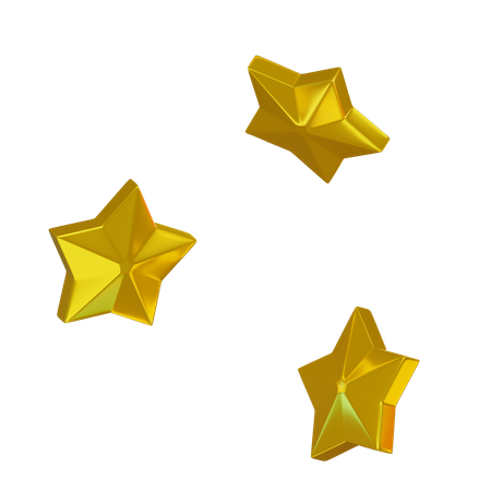 Gloden Star  3D Icon