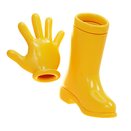 GLOVE & BOOTS  3D Icon