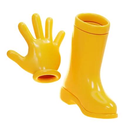 GLOVE & BOOTS  3D Icon