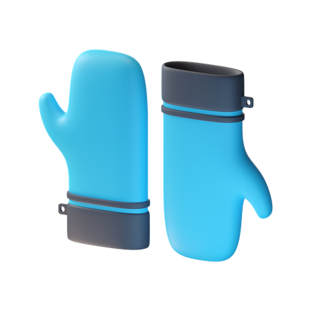 Gloves  3D Illustration