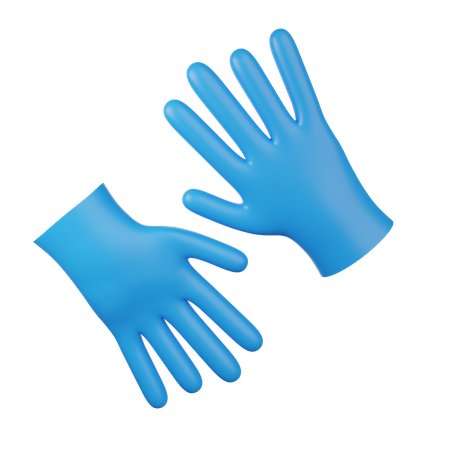 Gloves  3D Illustration