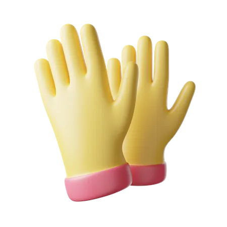 Gloves 3 D Illustration 3D Illustration