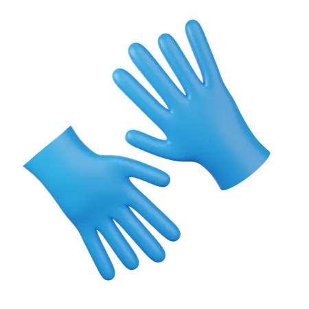 Gloves 3D Illustration
