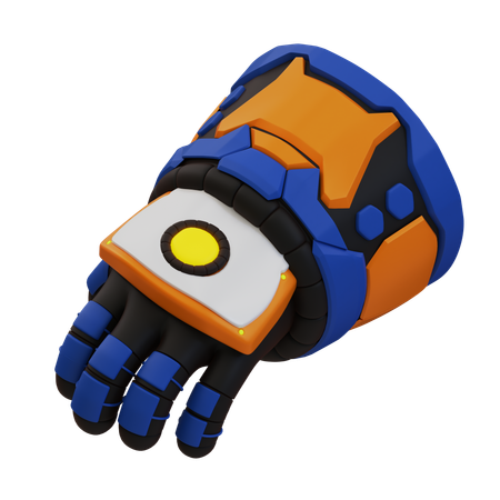 手袋サイバーパンク  3D Icon