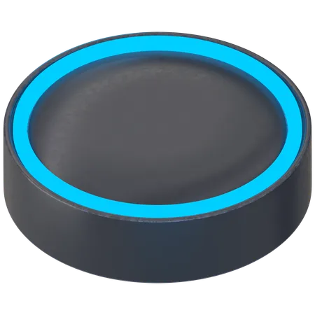 Glow Button  3D Icon