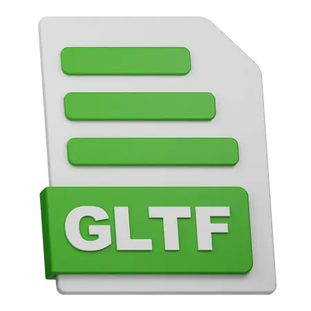 GLTF ファイル  3D Icon