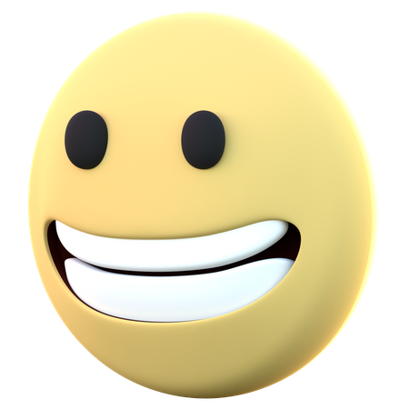 Glücklich  3D Emoji