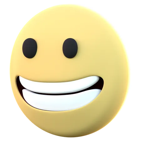 Glücklich  3D Emoji