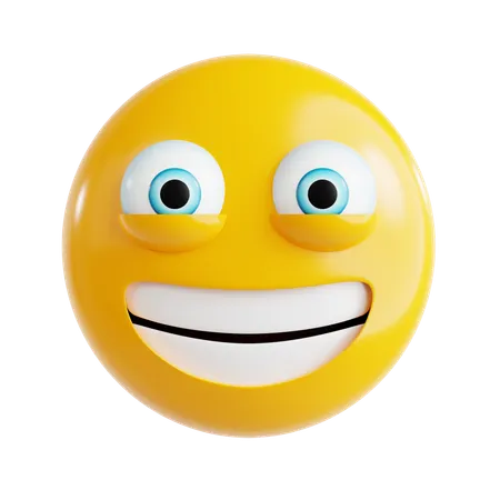 Glückliches Emoji  3D Icon