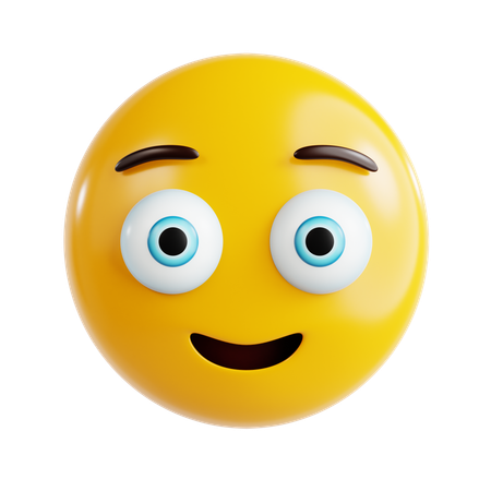 Glückliches Emoji  3D Icon