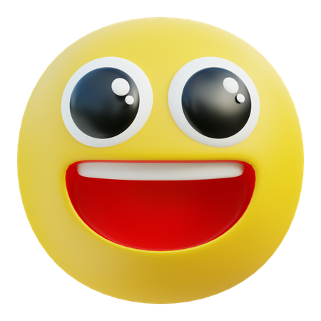 Glückliches Emoji  3D Icon