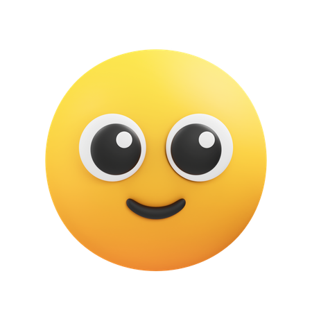 Glückliches Emoji  3D Icon