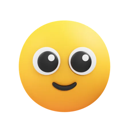 Glückliches Emoji  3D Icon