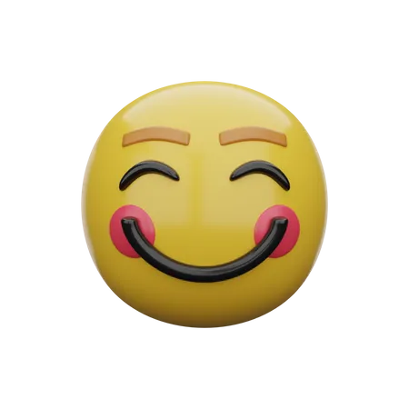 Glückliches Emoji  3D Emoji