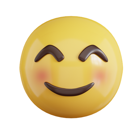 Glückliches Emoji  3D Icon
