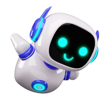 Glücklicher Roboter  3D Icon